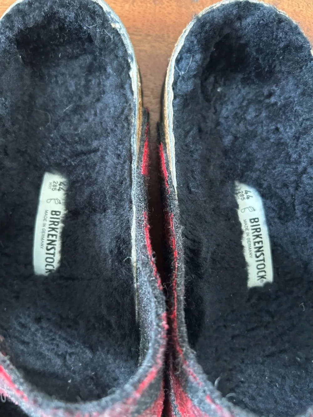 Birkenstock Arizona Shearling / wool Slides (mens 11)